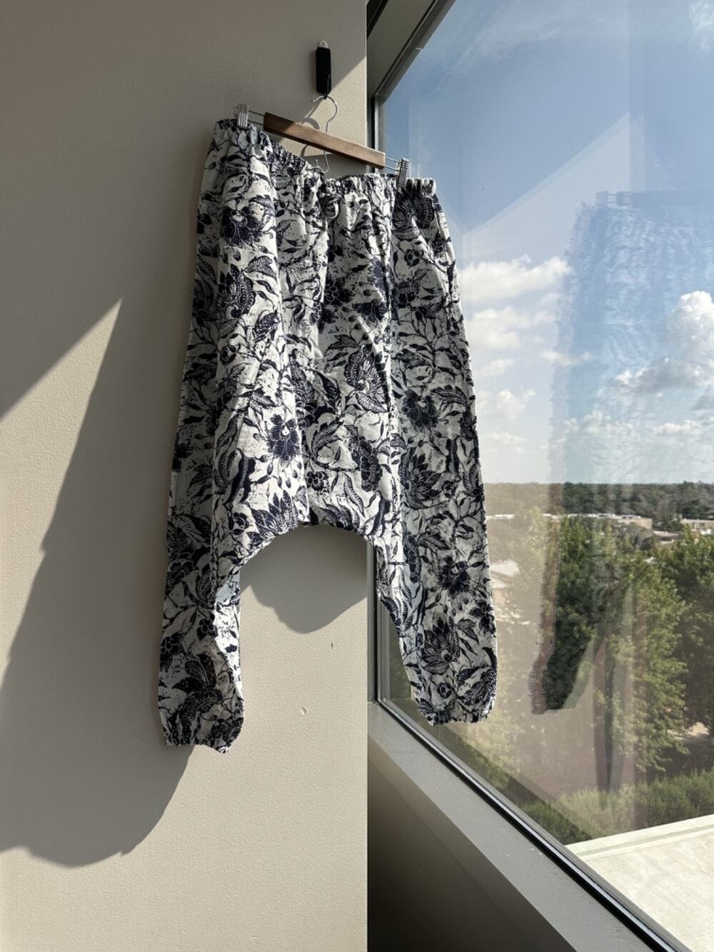 Boho Flowy Artsy Harem Style Pants One Size